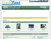 Tablet Screenshot of mousepad.mouseplanet.com